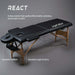 Table de massage React P200 , noir