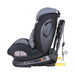 Kikid Kindersitz Premium 40-150cm i-Size 360 ISOFIX R129, schwarz-grau