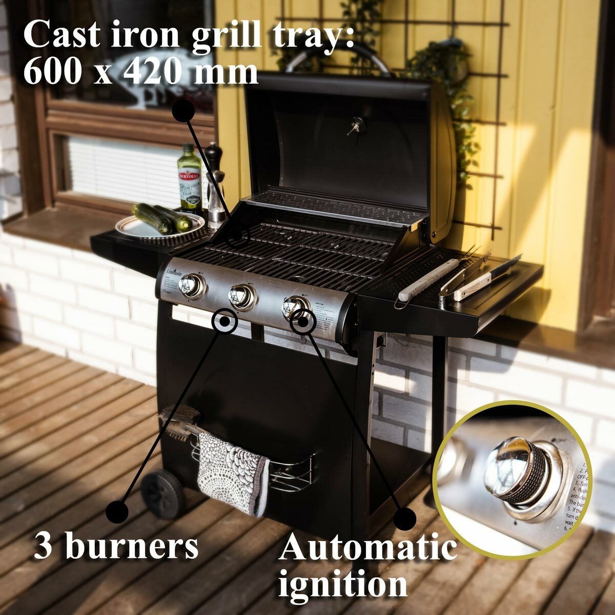 
              Limousin Gasgrill Classic 3