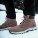 Trekker Zapatos de Invierno con púas - Marrón
