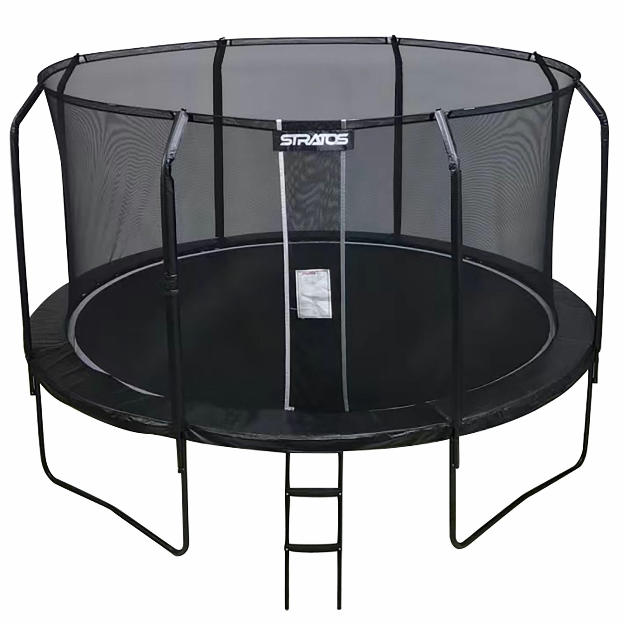 Stratos trampolin 427cm med sikkerhedsnet, Premium Black Line