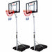 Prosport 2x Basketbalpaal Junior 2,1-2,6m