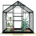 Lykke Greenhouse Glass 3,8m2, black