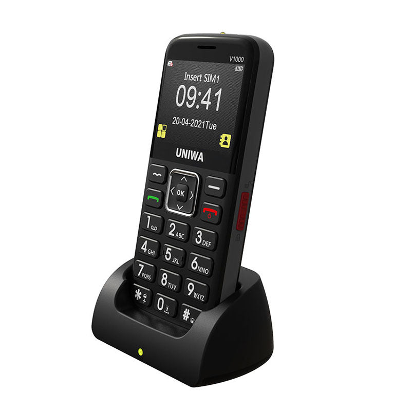 Uniwa Téléphone Portable Pour Senior V1000 - 129,00 EUR - Nordic ProStore