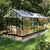 Metalcraft Greenhouse, 16 m², 4mm safety glass, black