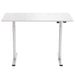 Lykke Elektrisk hæve-sænke-bord Nordic 120x60cm, hvid