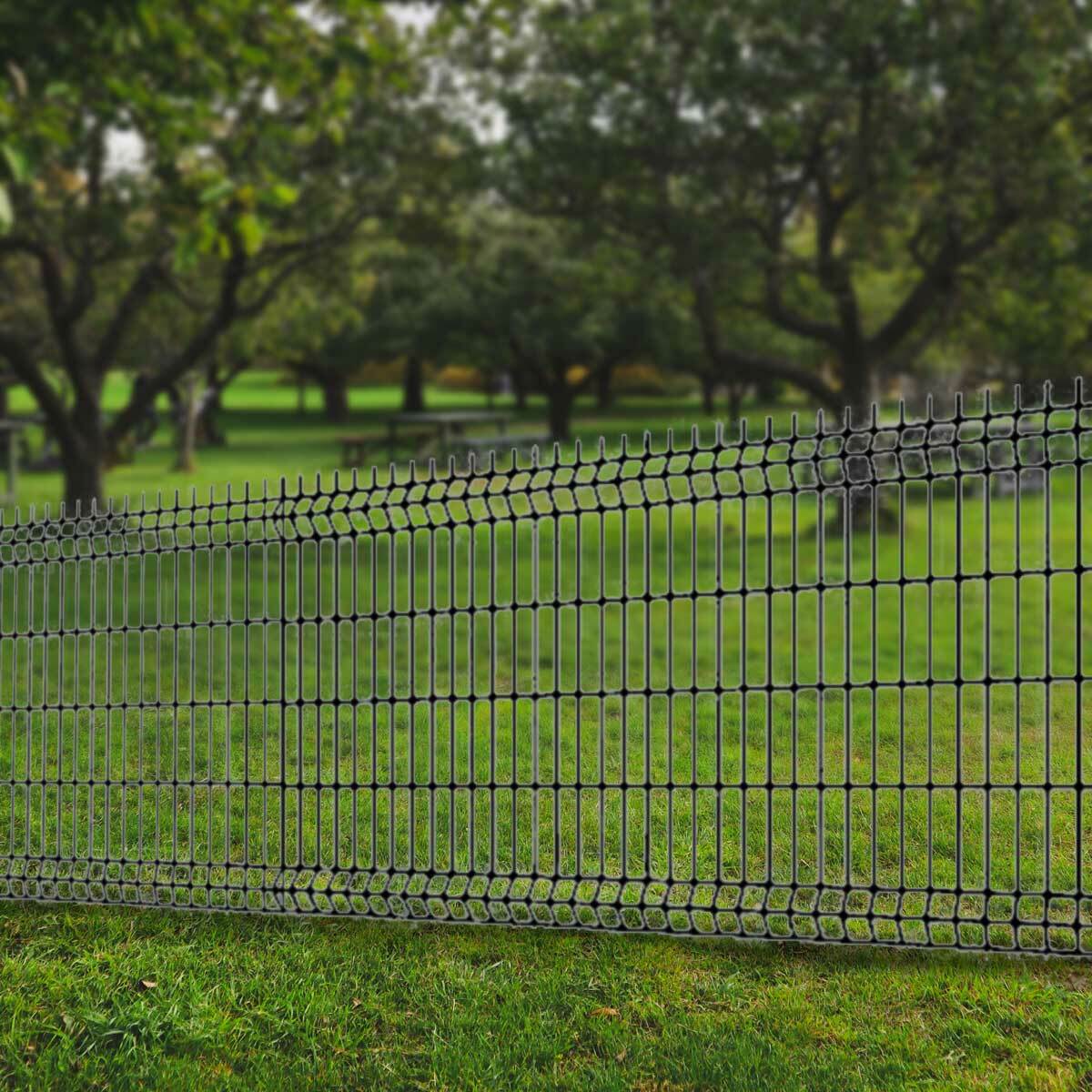 Fornorth Fence panel 1730x2500mm, wirestrength 4mm, black