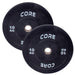 Core Set de 2 disques bumper, 5-25 kg