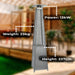Fornorth Patio Heater Pyramid 13kW gas powered, stainless steel