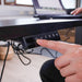 Lykke Elektrisch Höhenverstellbarer Schreibtisch M200, schwarz, 120 x 60 cm