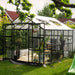 Metalcraft Greenhouse, 6,4m², 4mm safety glass, black