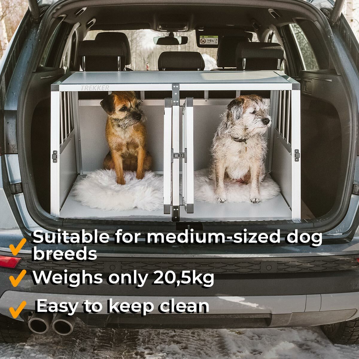 Trekker Hundebur XL 97x90x69cm - 229,00 - Nordic ProStore